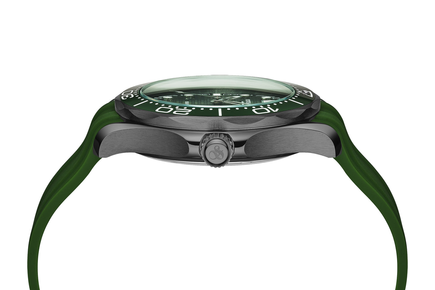 Zij aanzicht heren horloge Scotch & Soda