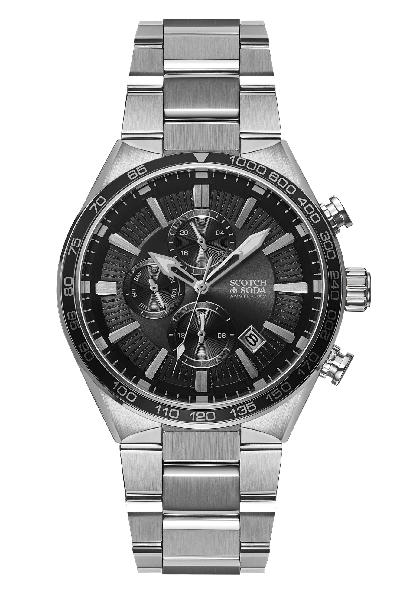 Voor aanzicht heren horloge Scotch & Soda
