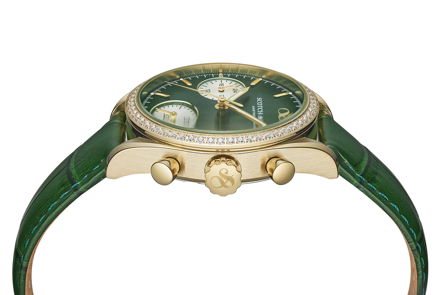 Zij aanzicht dames horloge Scotch & Soda