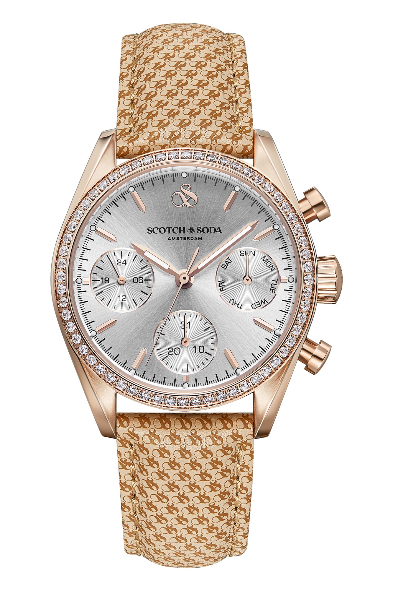 Voor aanzicht dames horloge Scotch & Soda