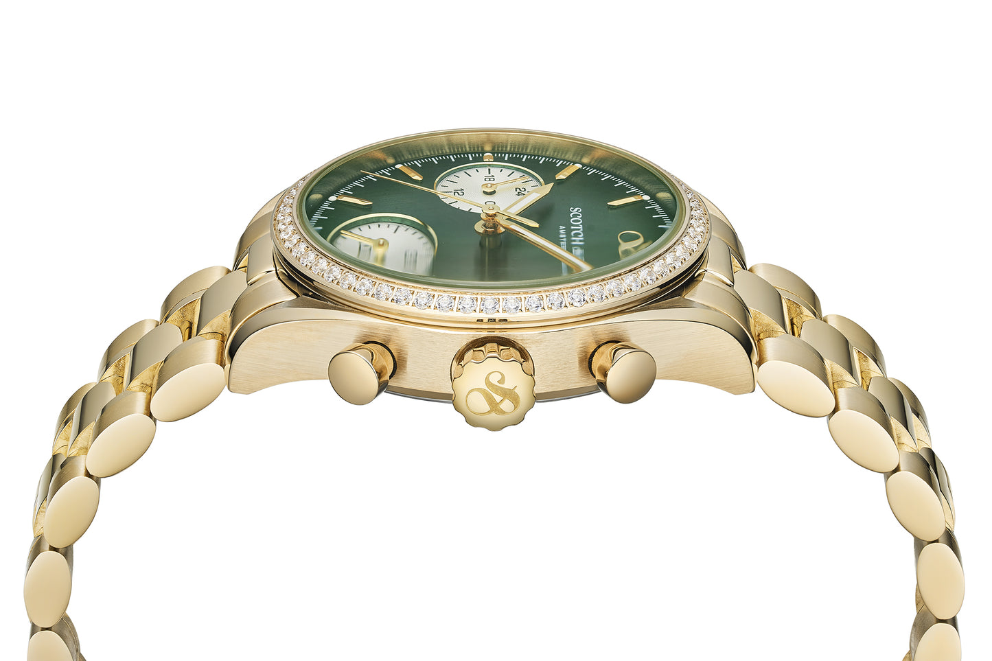 Zij aanzicht dames horloge Scotch & Soda