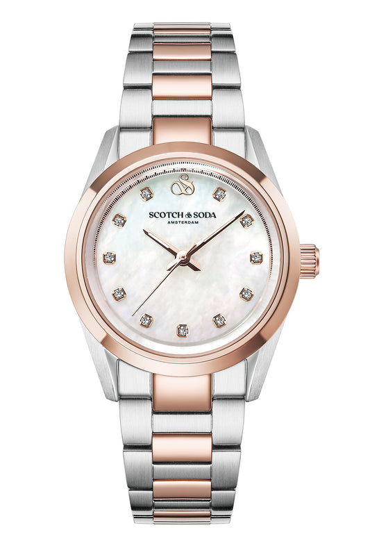 Voor aanzicht dames horloge Scotch & Soda