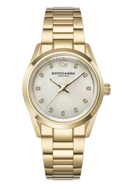 Voor aanzicht dames horloge Scotch & Soda