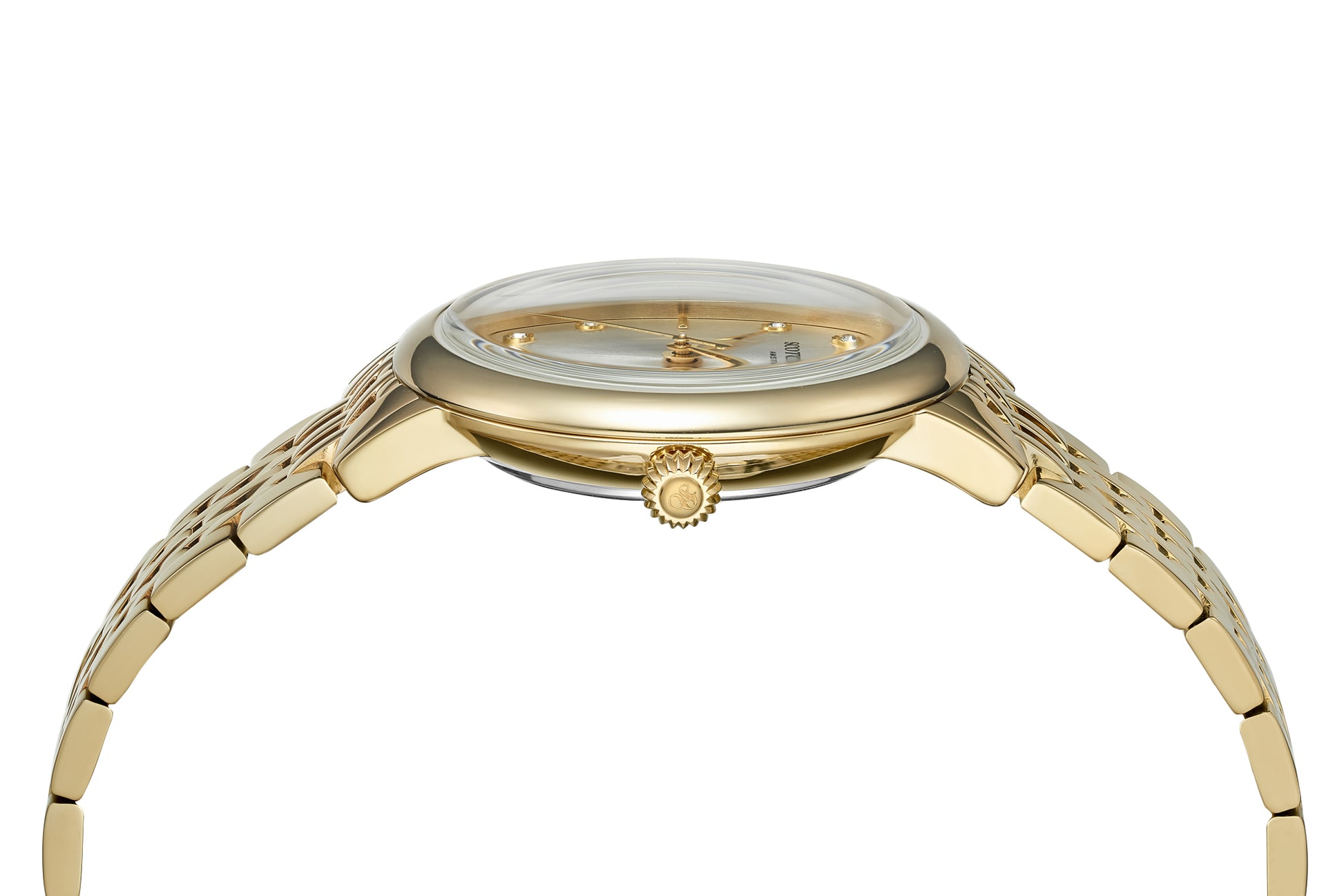 Zij aanzicht dames horloge Scotch & Soda