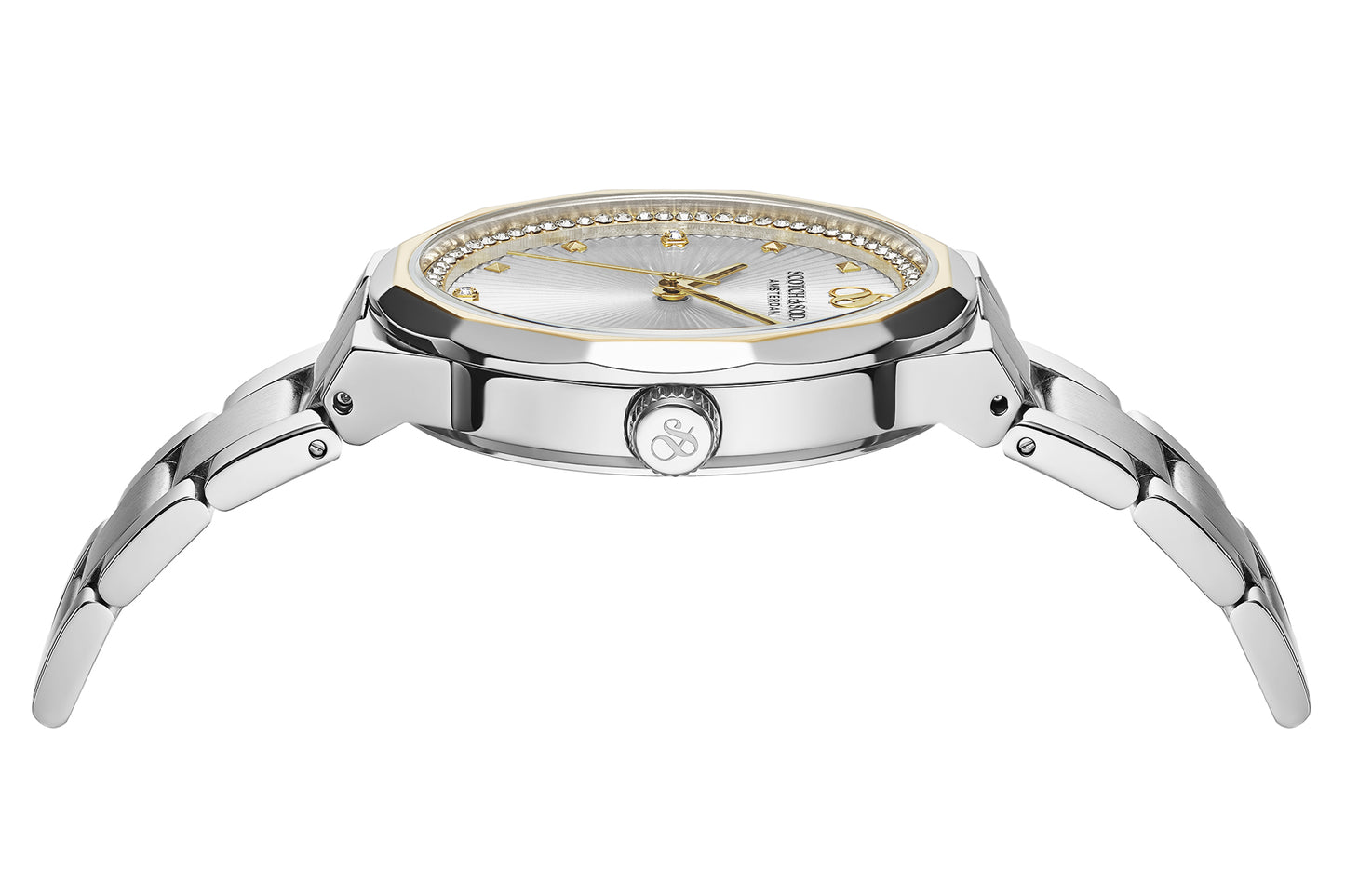 Zij aanzicht dames horloge Scotch & Soda
