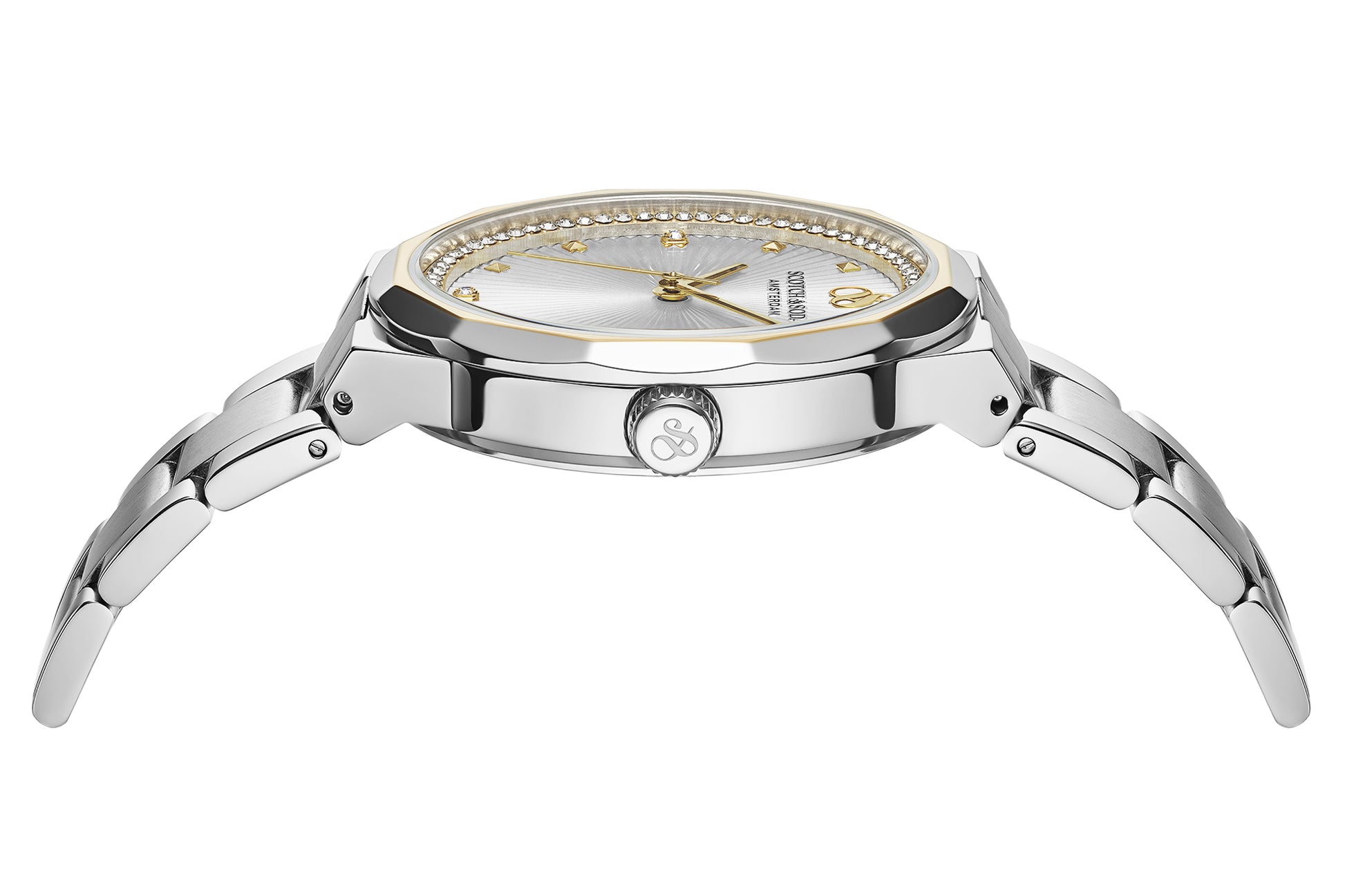 Zij aanzicht dames horloge Scotch & Soda