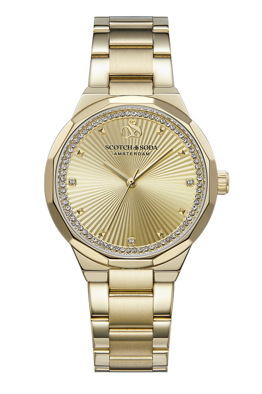 Voor aanzicht dames horloge Scotch & Soda