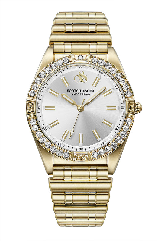 Voor aanzicht dames horloge Scotch & Soda