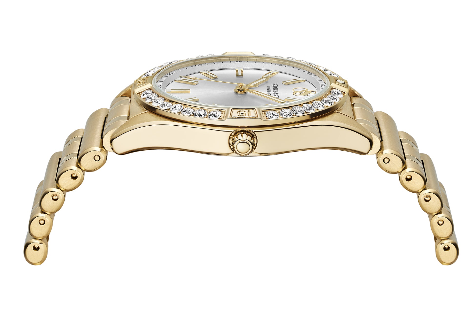 Zij aanzicht dames horloge Scotch & Soda