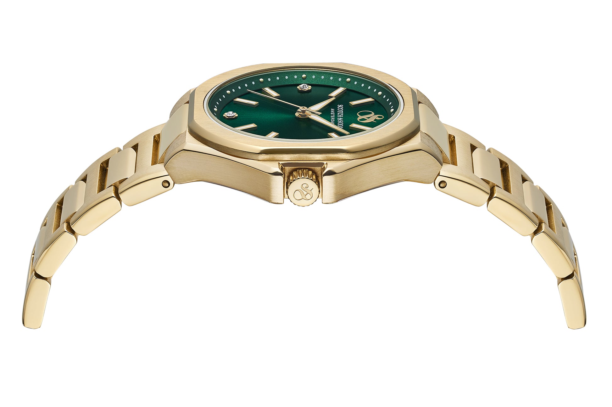 Zij aanzicht dames horloge Scotch & Soda