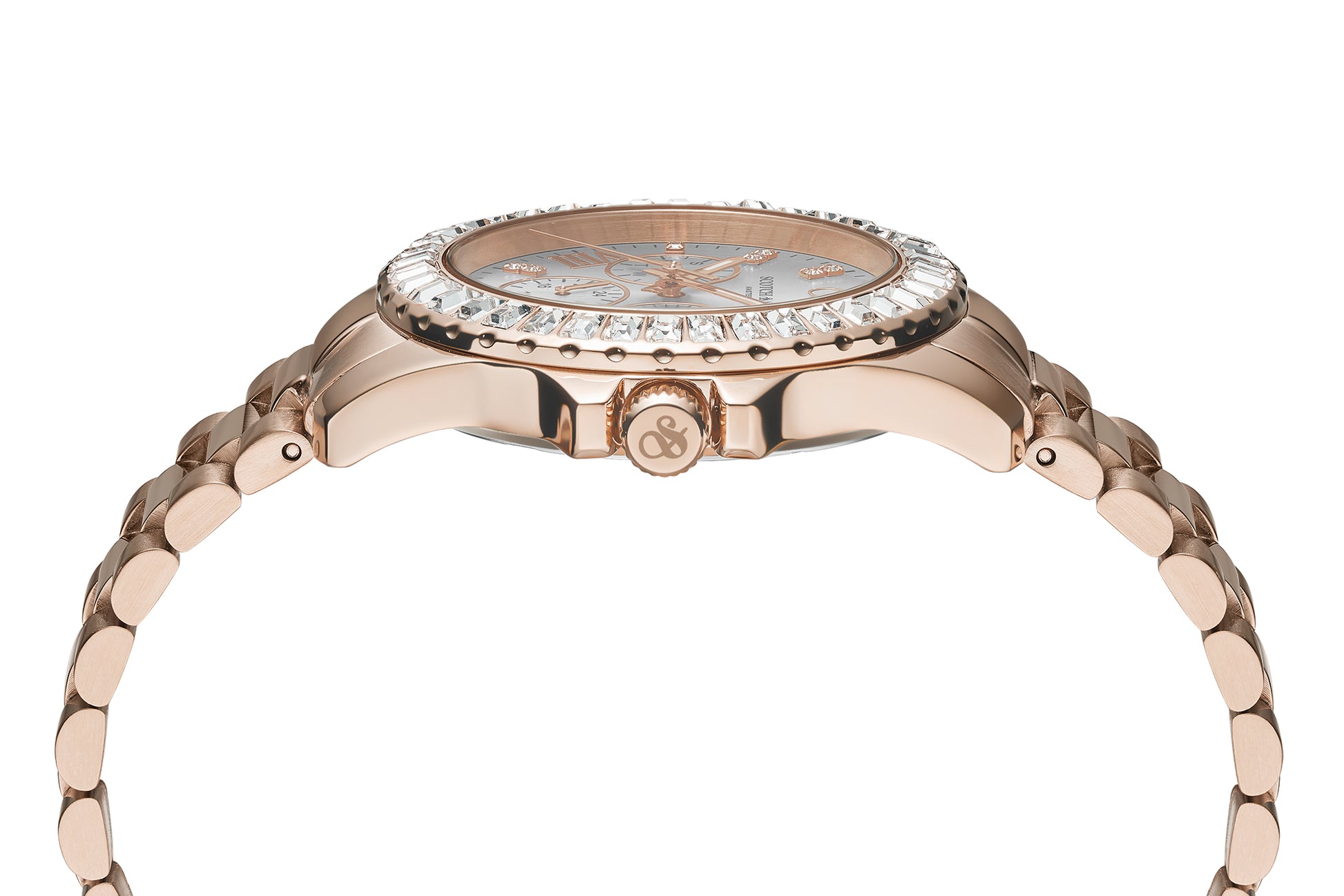 Zij aanzicht dames horloge Scotch & Soda